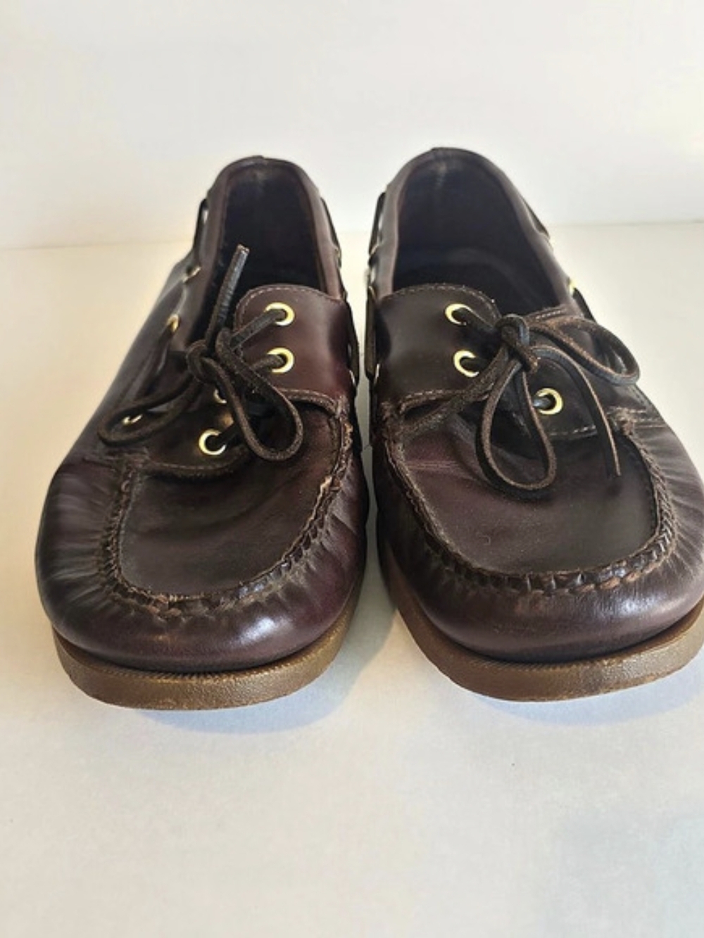 Sperry Authentic Original Leather Boat Shoes Men’s 7 M Brown